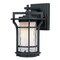 Maxim Lighting Oakville LED E26 1-Light 6.25" Wide Black Oxide Outdoor Wall Sconce 65782WGBO - alternate 1